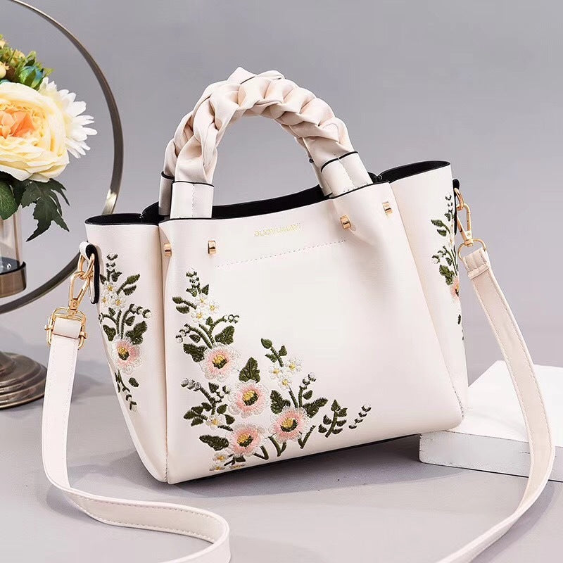 Sweet flower-damp lady bag