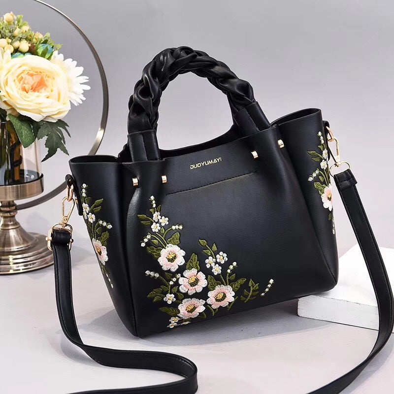 Sweet flower-damp lady bag