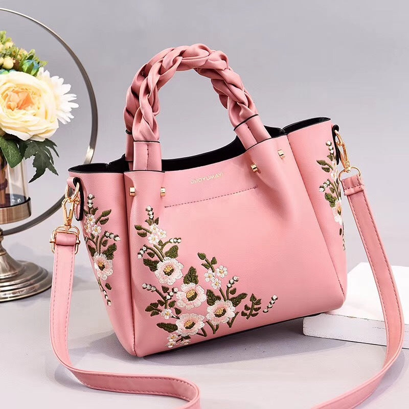 Sweet flower-damp lady bag