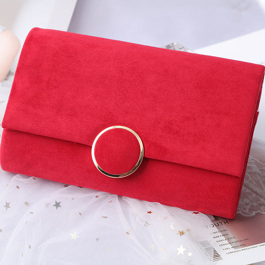 Clutch Bag Red Dress Chain Lady Bag